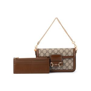 구찌 여성 홀스빗 1955 미니 체인 숄더백(브라운) 752002 92TCG 8563