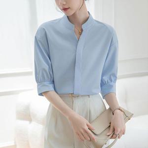 G126909_차아나카라 7부 블라우스 셔츠 남방