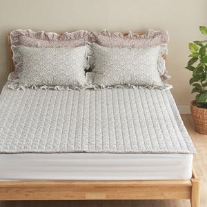 애슐리 워싱 광목 순면100 아이닉스 도톰한 누빔 사계절 침대패드 Q