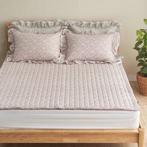 애슐리 워싱 광목 순면100 아이닉스 도톰한 누빔 사계절 침대패드 SS