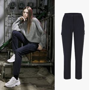 [GEOX] 여성 라이크라 본딩기모 팬츠 네이비 G23FWPT53FNY