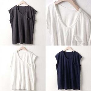 0012RH205 위쉬몰 데일리포켓박시나시 빅사이즈 오버