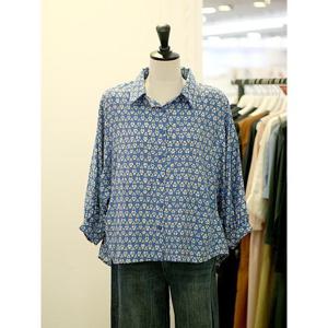 메종블랑쉬 세이브존03 르피타 잔꽃 프린트 7부 셔츠 블라우스 AGL253USH905A