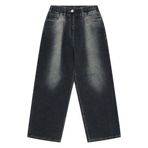 [소이][더센트럴 소이주니어] 원턱 와이드 다크블루진 25F1255