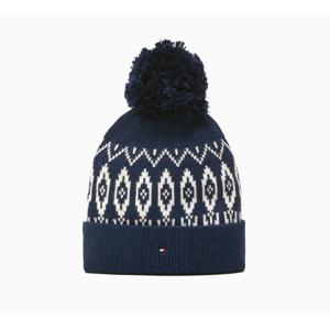 타미힐피거칠드런6  T42F7AHT600BT1   페어아일 폼폼 비니모자