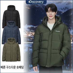 디스커버리 25FW신상 변우석패딩 남성 베른 구스다운 숏패딩 DMDJ6A056