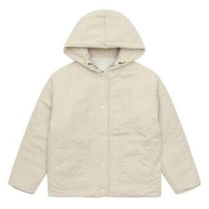 에꼴리에 여아 리버시블 양털 플리스 후드 패딩 점퍼 21D0157_IV