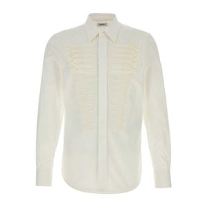 알렉산더맥퀸 화이트 포플린 코튼 셔츠 847290QNAAX 9000