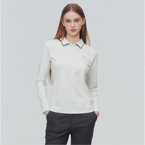 [링스]여성 BASIC 카라 티셔츠 L22E3TO055_WH