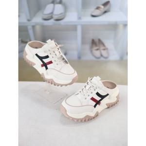 [코디엘루]소가죽 여성 통굽 뮬 운동화 6cm CDMD500805