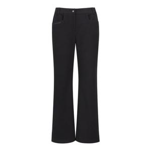 [마스터바니] 여성 슬릿 헴 부츠컷 백 밴딩 기모 팬츠 421E4PT504BK