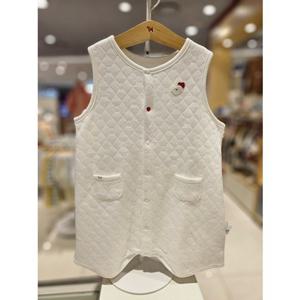 블루독베이비[hu] 25.FW겨울신상 WH)도기모달퀼팅슬리핑가운 45C70-009-01 수면가운 수면조끼 출산선물