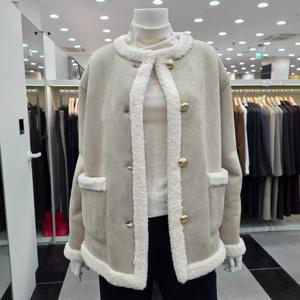 [KL]KTJKPK0200 양면  인조 무스탕자켓