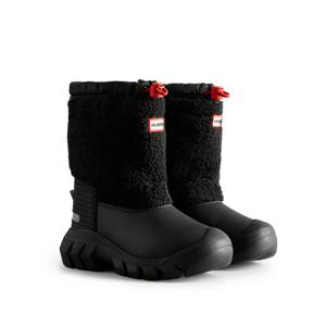헌터 빅키즈 완더러 쉐르파 스노우 부츠 블랙 HTYCE4TSWS11BLK