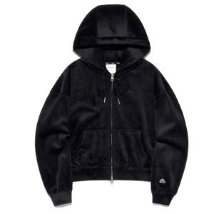 리 벨루어 후드 집업 W B1 LE2504HZ72 BK IV