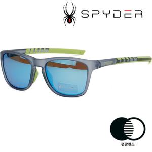 [룩플러스]스파이더 선글라스 SP6041 400 편광 반투명 뿔테 블루
