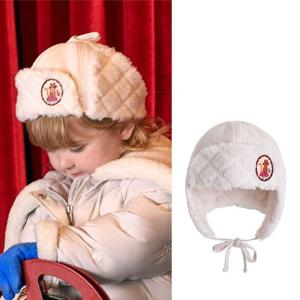 [모이몰른]유아 플로리 무스탕 방한모 M234CAA03P