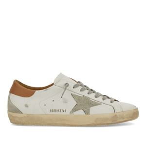 골든구스 스웨이드 디테일 슈퍼스타 로우탑 스니커즈 GMF00102F