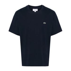 라코스테 로고 패치 크루넥 반팔 티셔츠 TH7318166NAVYB NAVY B