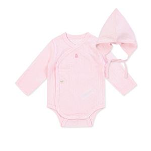 오가닉맘 알레핑크배내수트모자세트(임신출산선물) (MLSNBS02)