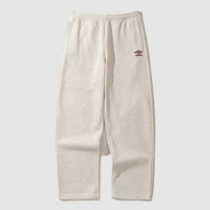 M 엄브로바지 CQK UP423CFPN2-OAT 에센셜 기모 루즈 스트레이트 팬츠 OATMEAL