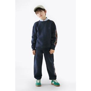 [타미힐피거칠드런TD] 크레스트 그래픽 스웨트 팬츠 (T42F7PPC540BT1)