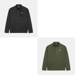 네파 [택가 129,000] 남성 패스파인더 우븐 포켓 사각 기모 긴팔 집업 티셔츠 - 7K75412