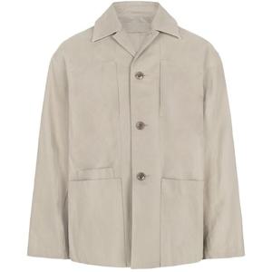 25SS 르메르 박시 SB 워크웨어 린넨 자켓 OW1148 LF1350 200