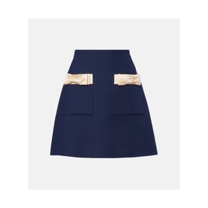 발렌티노 Crepe Couture 리본 디테일 미니스커트 P01059891