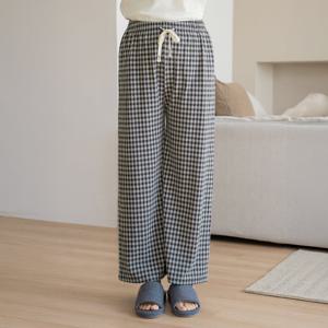 엄마옷 마담4060 보들고방체크홈웨어팬츠 데일리 여성바지 -ZD000165-