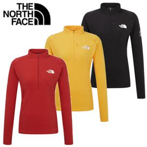 노스페이스 NT7LR88 여성 기본 반집업 긴팔티 오틀러 집티