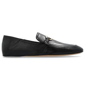 25 FW 페라가모 엘레인 Elaine 로고 인그레이빙 플랫 로퍼 01H932