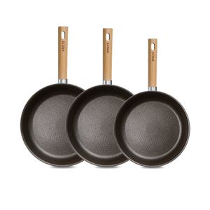 STOLTZ 슈톨츠 초코 프라이팬 IH 인덕션 실속 3종세트(팬24+팬28+팬30)