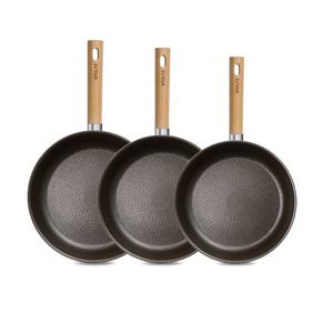 STOLTZ 슈톨츠 초코 프라이팬 IH 인덕션 데일리 3종세트(팬24+팬26+팬28)