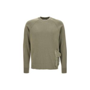 CP컴퍼니    더블 믹스 포켓 맨투맨 15CLKN020A 006599A 335