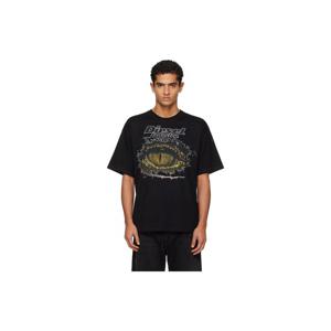 디젤 티셔츠 블랙 T 박스트 T25 티셔츠 252001M213003