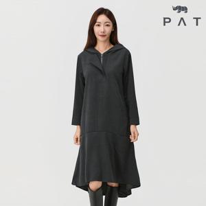 [PAT] 스웨이드 벨티드 카라 원피스_FH82801