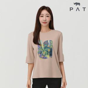 [PAT] 7부 원포인트 라운드 티셔츠_1J65304