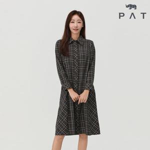 [PAT] 풀오픈 체크 원피스_1J62801