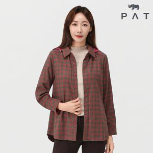 [PAT] 우븐 패딩 후드 체크 셔츠_1J81531