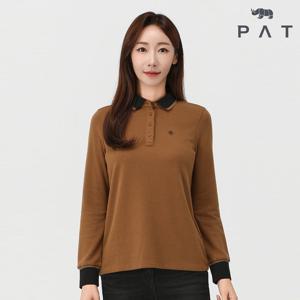 [PAT] 솔리드 카라 배색 티셔츠_1J85231