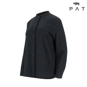 [PAT] 잔체크 레이스 기모셔츠_1L61539