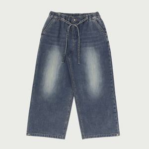 [행텐 틴즈]행텐틴즈 여아 백 브러쉬 턱 트랜스폼 데님팬츠_244(14540-155-808-10)