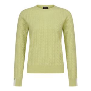 M 파리게이츠티셔츠 NQC 531C4SR173_LM [23 WINTER] 공용 솔리드 로프 짜임 라운드 스웨터