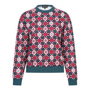 파리게이츠골프긴팔티 NQC 521C3TR062_RE 여성 바니 서클 패턴 긴팔 티셔츠