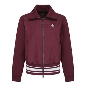 파리게이츠골프긴팔티 NQC 521C3TF065_WN 여성 하이넥 레터링 집업 티셔츠