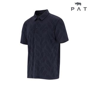 [PAT] 보태니컬 메쉬 카라 티셔츠_1L55132