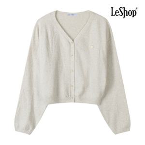 르샵  퍼프 소매 울 니트 숏 가디건 (BPAKC022A)