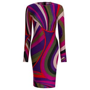 에밀리오푸치 미디 원피스 5UJG665U755011 PURPLE