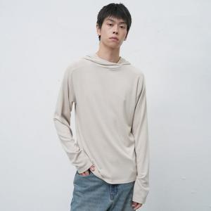 MAN 레이어드 소프트 후드티 [SAND] / SBE4M02011